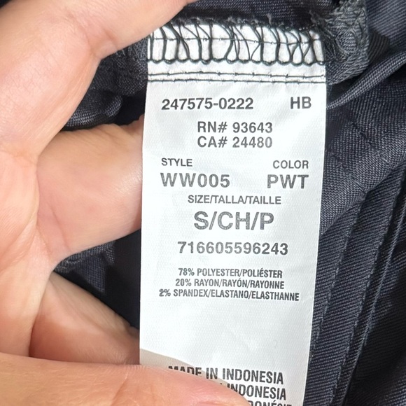 Cherokee Workwear Revolution Scrubs Pant Mid Rise Straight Leg Drawstring WW005 - Picture 5 of 5